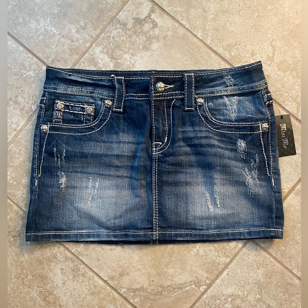 New with tags miss me jean skirt size 28